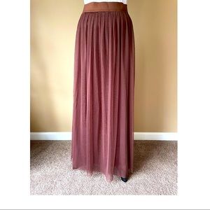🌟The Brown Maxi Skirt🌟